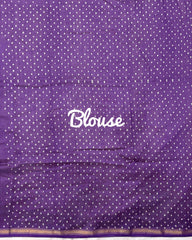 Purple Shaded Chanderi Bandhani Saree - SindhoiPatolaArt
