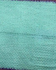 Purple & Sky Blue Kanchipuram Bandhani Saree - SindhoiPatolaArt