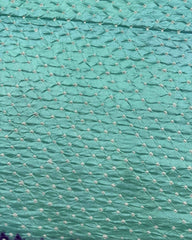 Purple & Sky Blue Kanchipuram Bandhani Saree - SindhoiPatolaArt