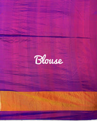 Purple & Yellow Bandhani Patola Saree - SindhoiPatolaArt