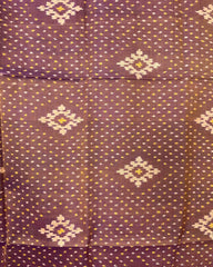Purplish Panchanda Booty Patola Stole - SindhoiPatolaArt