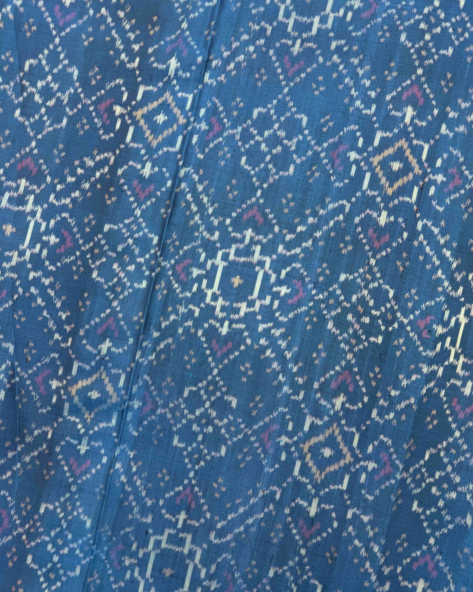 Rama Blue Manekchowk Patola Saree - SindhoiPatolaArt