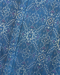 Rama Blue Manekchowk Patola Saree - SindhoiPatolaArt