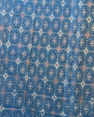 Rama Blue Panchanda Patola Saree - SindhoiPatolaArt