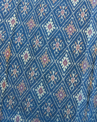 Rama Blue Panchanda Patola Saree - SindhoiPatolaArt