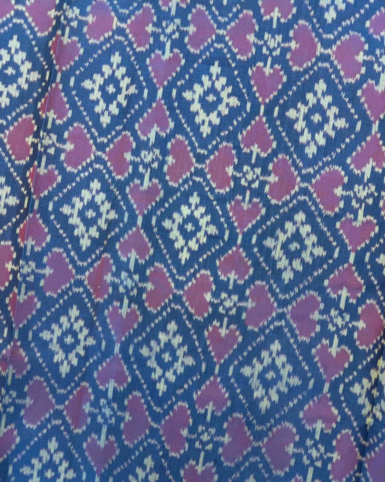 Rama Blue Panchanda Patola Saree - SindhoiPatolaArt