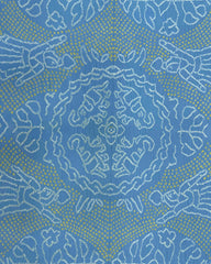 Rama Blue & Sky Blue Georgette Bandhani Dupatta - SindhoiPatolaArt