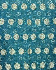 Rama Georgette Bandhani Dupatta - SindhoiPatolaArt
