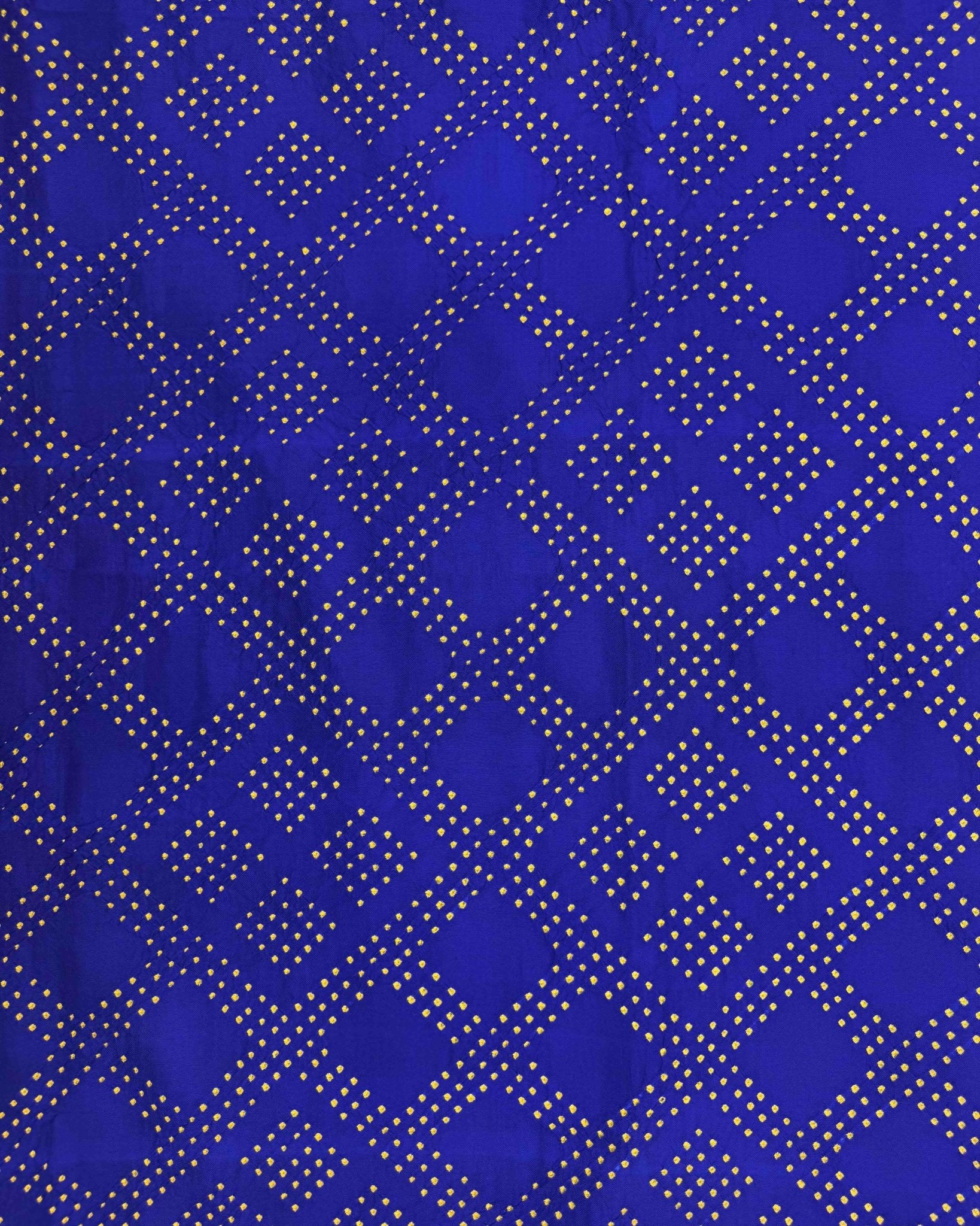 Red & Blue Bandhani Patola Dupatta - SindhoiPatolaArt