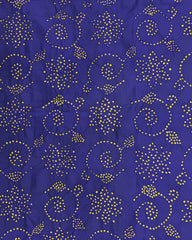 Red & Blue Bandhani Patola Dupatta - SindhoiPatolaArt