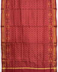 Red Booty Patola Dupatta - SindhoiPatolaArt
