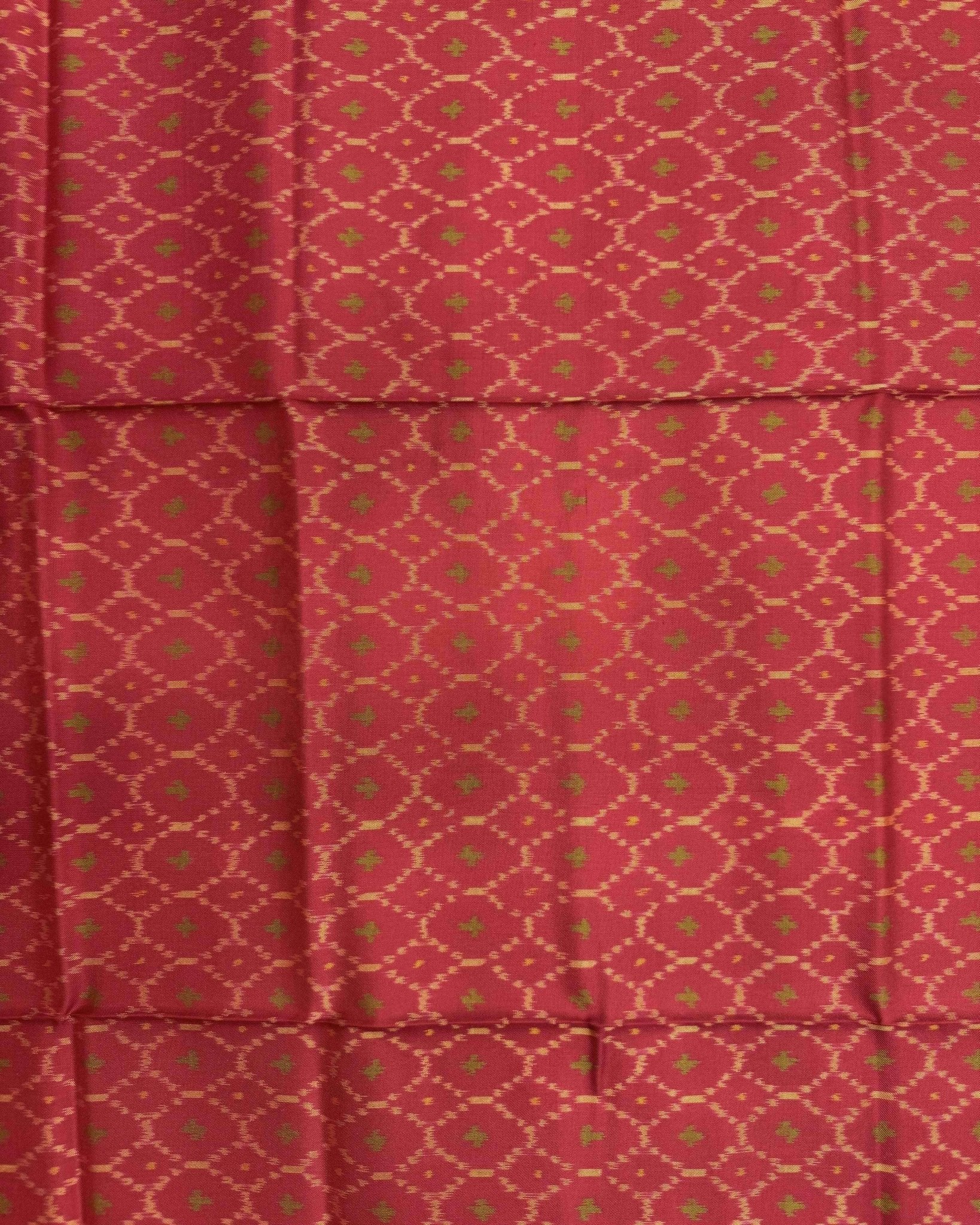 Red Booty Patola Dupatta - SindhoiPatolaArt
