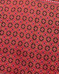 Red Buttonful Patola Saree - SindhoiPatolaArt