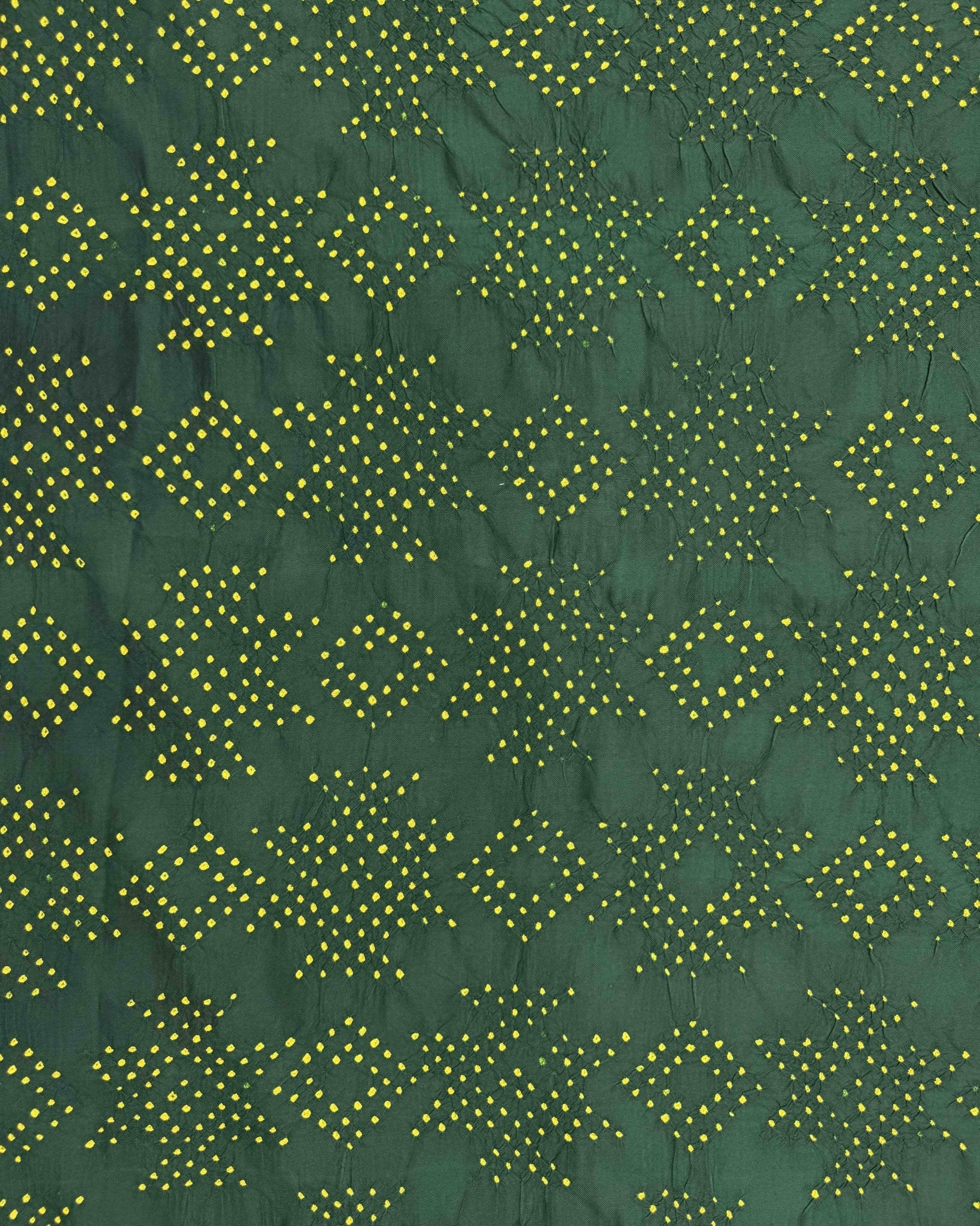 Red & Green Bandhani Patola Dupatta - SindhoiPatolaArt
