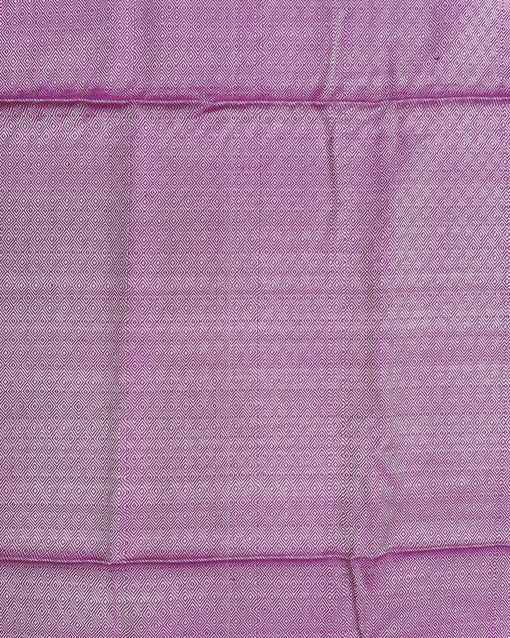 Red & Light Pink Pattern Design Patola Dupatta - SindhoiPatolaArt