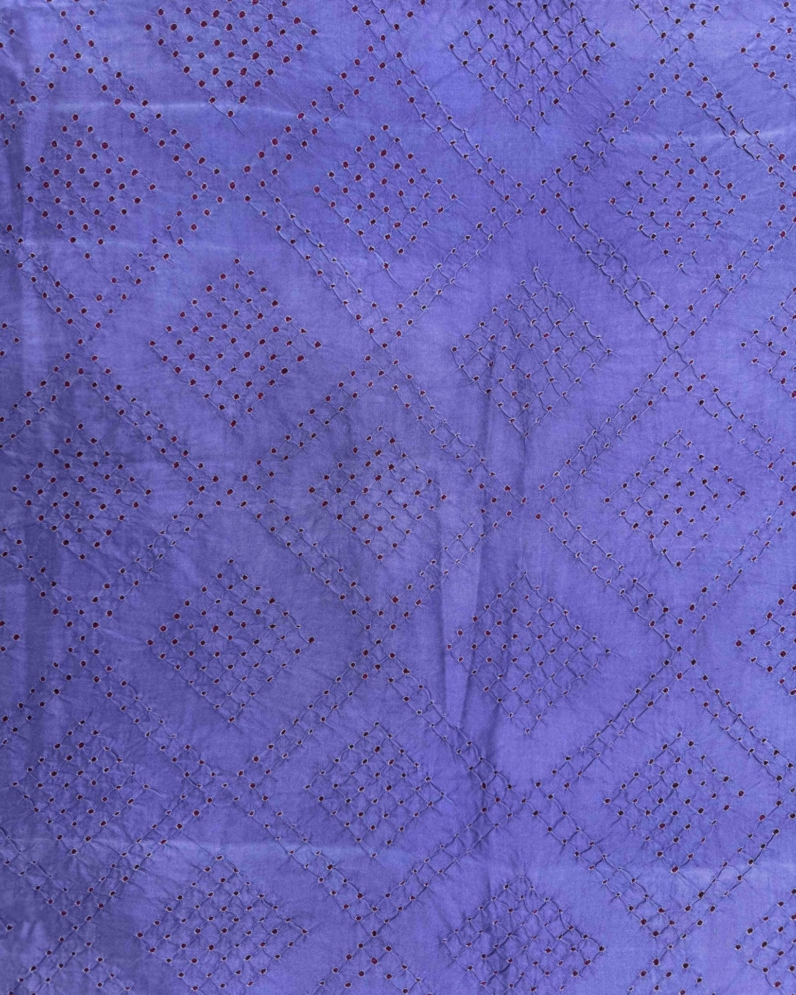 Red & Light Purple Bandhani Patola Dupatta - SindhoiPatolaArt