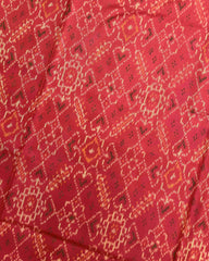 Red Manekchowk Patola Saree - SindhoiPatolaArt