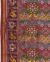 Red & Multicolour Navratan Patola Dupatta - SindhoiPatolaArt