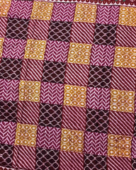 Red Multicolur Chex Mix Patan Patola Saree - SindhoiPatolaArt