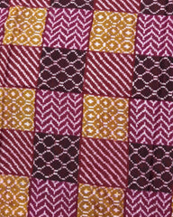 Red Multicolur Chex Mix Patan Patola Saree - SindhoiPatolaArt
