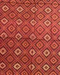 Red Panchanda Patola Dupatta - SindhoiPatolaArt