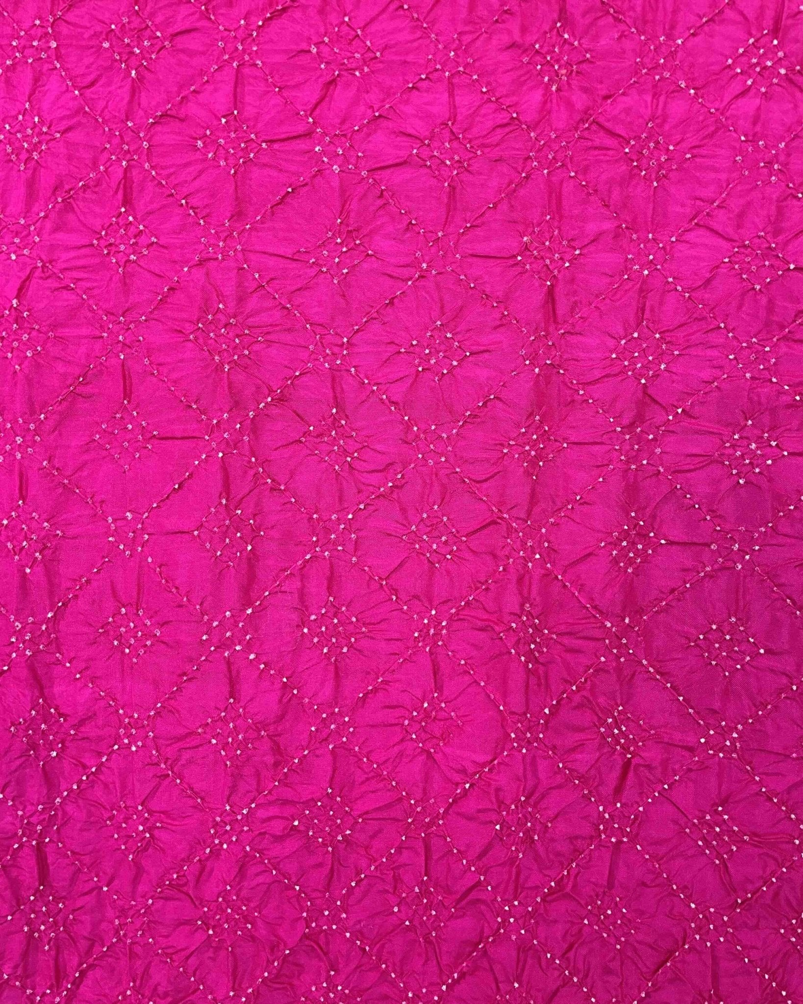 Red & Pink with Narikunj Pallu Bandhani Patola Dupatta - SindhoiPatolaArt