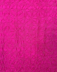 Red & Pink with Narikunj Pallu Bandhani Patola Dupatta - SindhoiPatolaArt