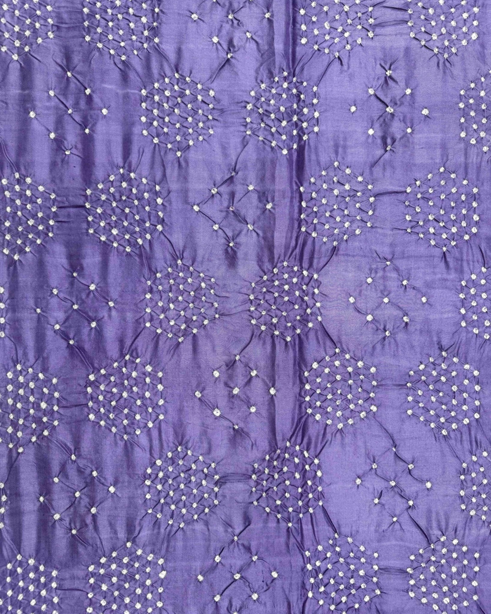 Red & Purple Bandhani Patola Dupatta - SindhoiPatolaArt