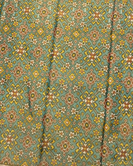 Red & Sky Blue Navratan Tissue Patola Saree - SindhoiPatolaArt