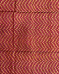 Red Zig Zag Patola Dupatta - SindhoiPatolaArt