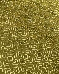 Rust & Mehendi Green Gajji Ajrakh Bandhani Dupatta - SindhoiPatolaArt