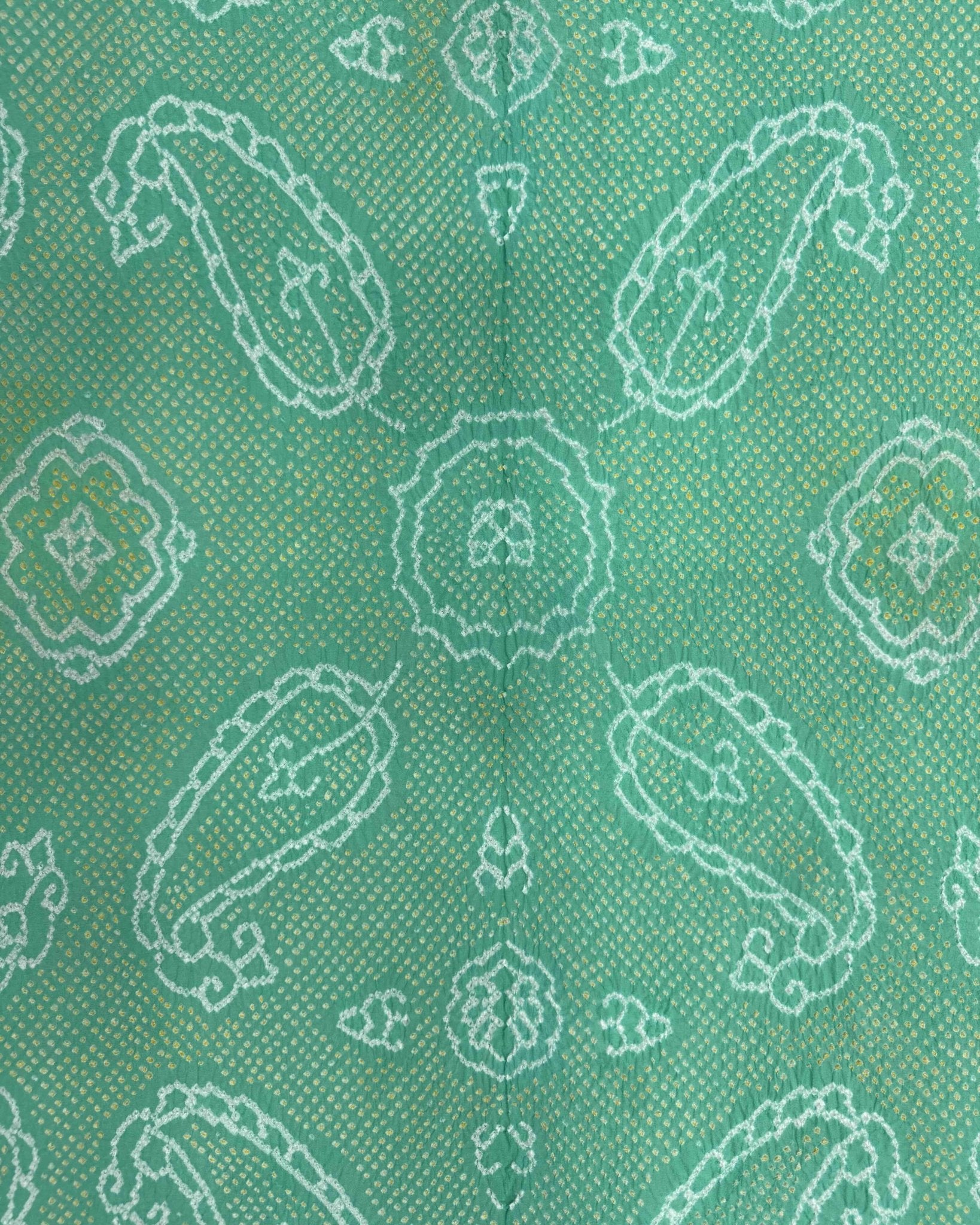 Sea Green Georgette Bandhani Dupatta - SindhoiPatolaArt