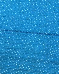 Sky Blue Habotai Bandhani Saree - SindhoiPatolaArt