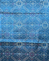 Turquoise Blue Manekchowk Patola Dupatta - SindhoiPatolaArt
