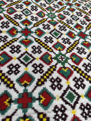 White Vhoragaji Patan Patola - SindhoiPatolaArt