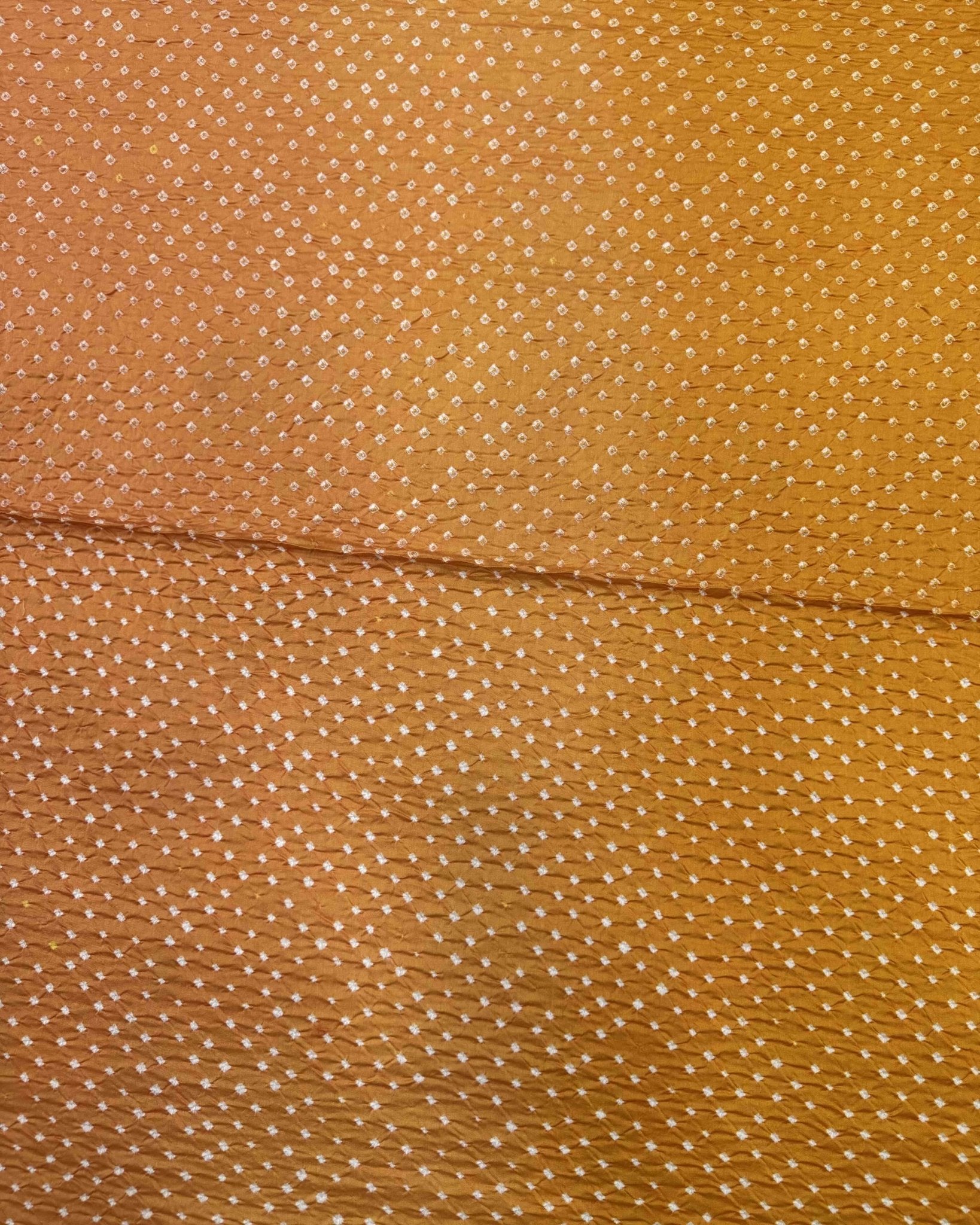 Yellow & Pink Shaded Chanderi Bandhani Saree - SindhoiPatolaArt