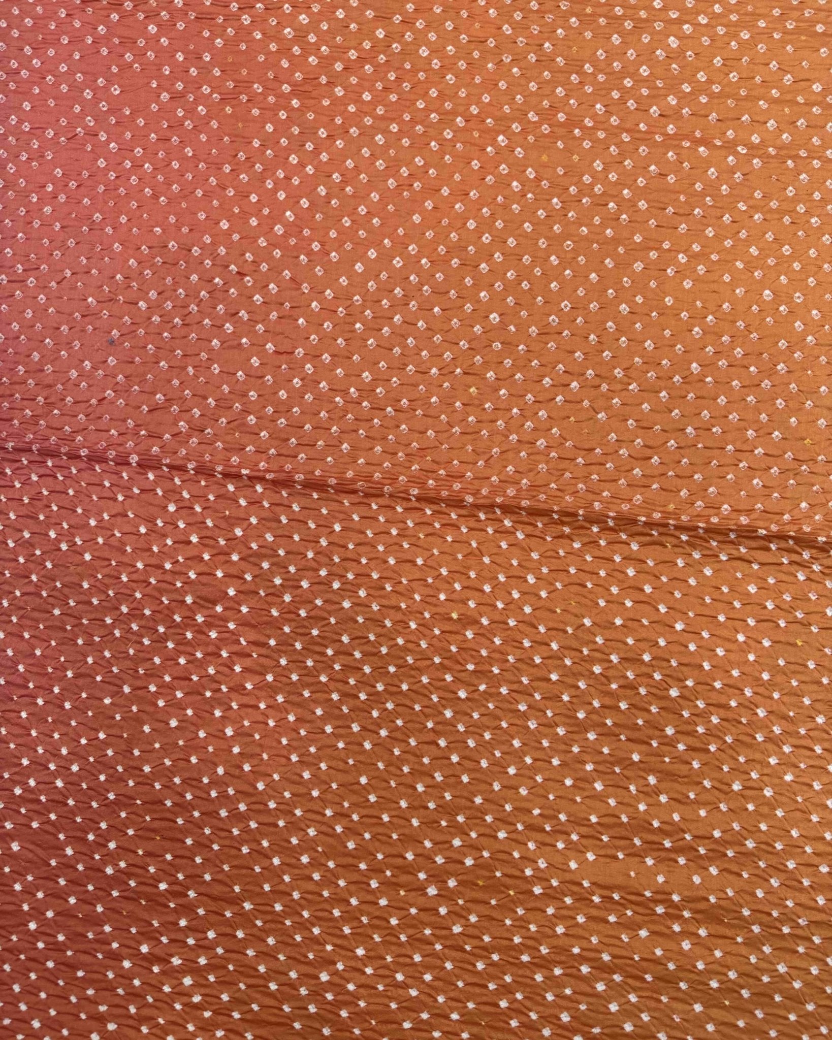 Yellow & Pink Shaded Chanderi Bandhani Saree - SindhoiPatolaArt