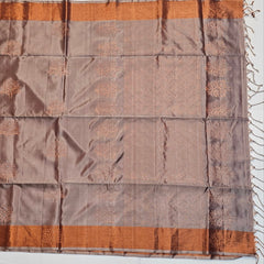 Soft Silk Butta Pastel Colour Saree with Antique Design