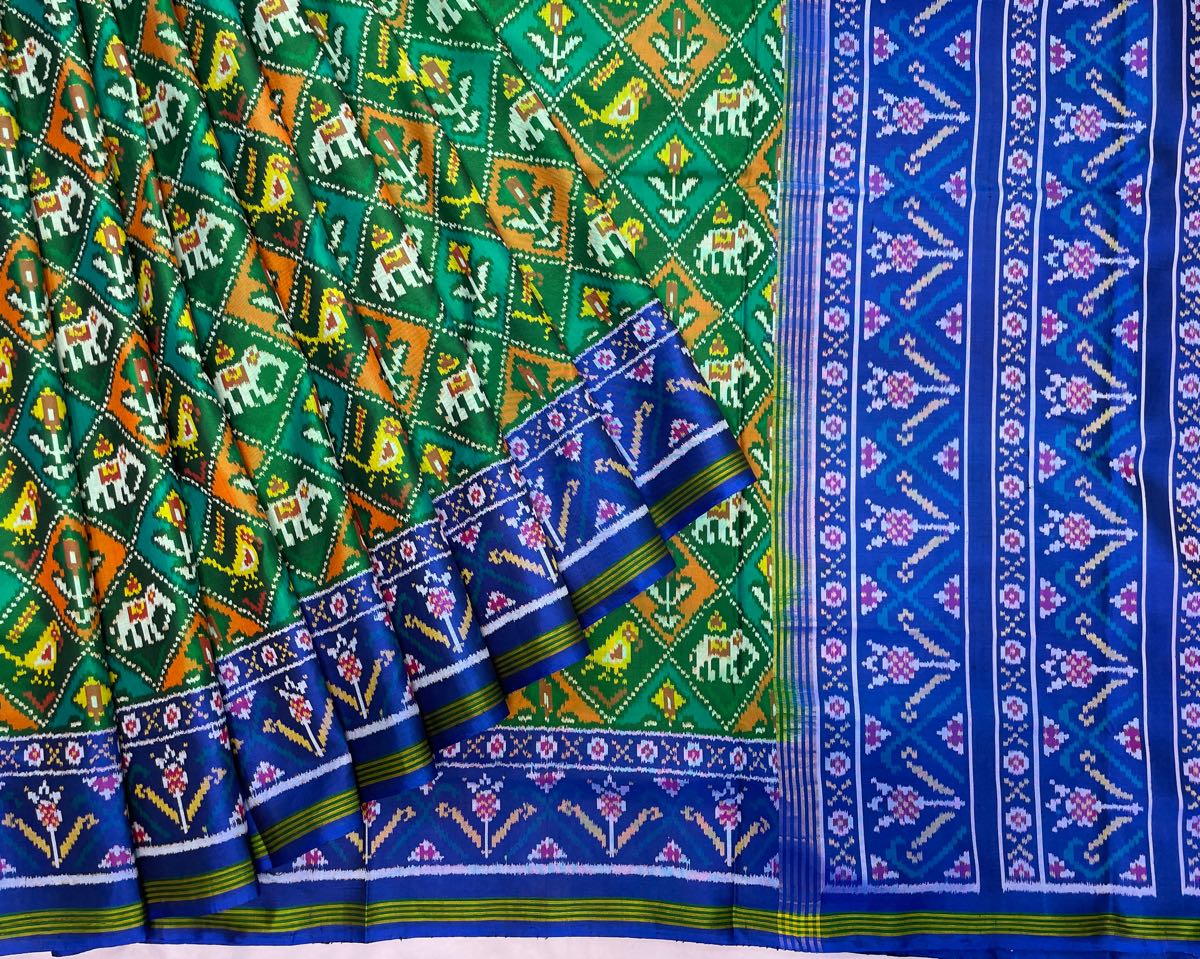 Multicolor Narikunj Designer Patola - SindhoiPatolaArt
