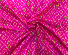 Pink Navdana Designer Patola - SindhoiPatolaArt