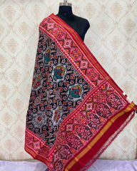 Red & Black Narikunj with Manekchowk Designer Patola Dupatta