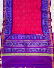 Purple & Pink Patola Bandhej