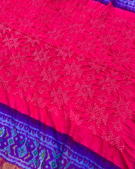 Purple & Pink Patola Bandhej