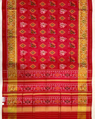 Red Narikunj Designer Patola Saree