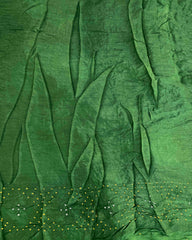 Green Bandhani Saree