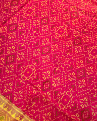 Pink Manekchowk Designer Patola Saree