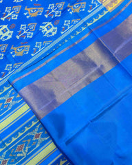 Blue Narikunj Designer Patola Saree