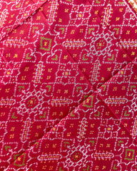 Red Manekchowk Designer Patola Dupatta