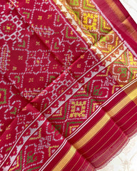 Red Manekchowk Designer Patola Dupatta