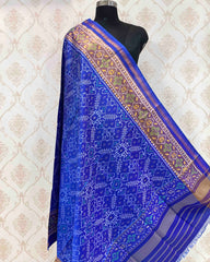 Blue Manekchowk Designer Patola Dupatta